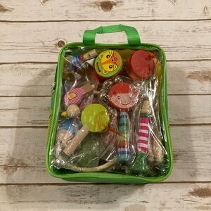 Toddler Musical Instruments Set Bells, Tambourine 24 Pieces